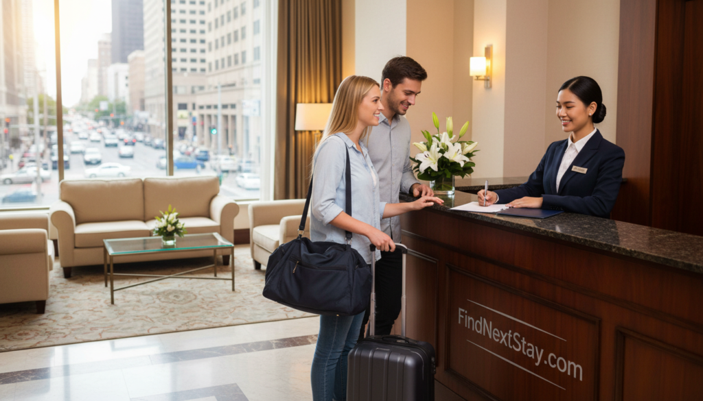 hotel check-in process